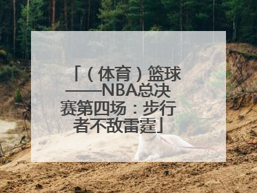 （体育）篮球——NBA总决赛第四场：步行者不敌雷霆