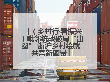 （乡村行·看振兴）毗邻统战破局“出圈” 浙沪乡村绘就共富新图景