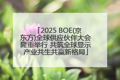 2025 BOE(京东方)全球供应伙伴大会隆重举行 共筑全球显示产业共生共赢新格局