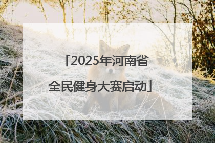 2025年河南省全民健身大赛启动