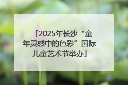2025年长沙“童年灵感中的色彩”国际儿童艺术节举办