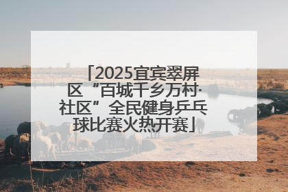 2025宜宾翠屏区“百城千乡万村·社区”全民健身乒乓球比赛火热开赛