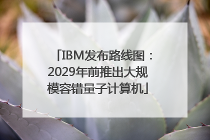IBM发布路线图：2029年前推出大规模容错量子计算机